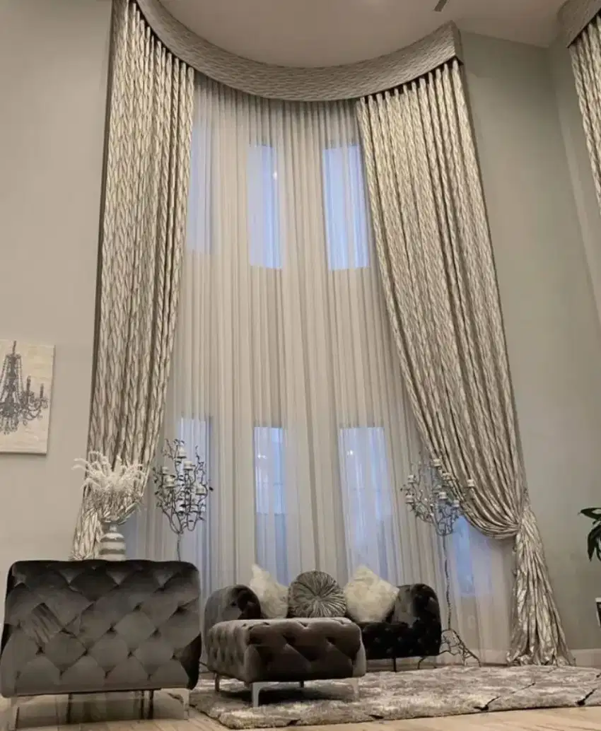 Pasang gordyn gorden murah vertikal roll blind jasa wallpaper dinding