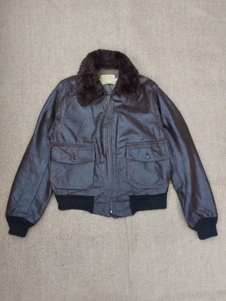 Schott USA G1 Vintage Leather Jakcket Jaket Kulit Bomber Pilot