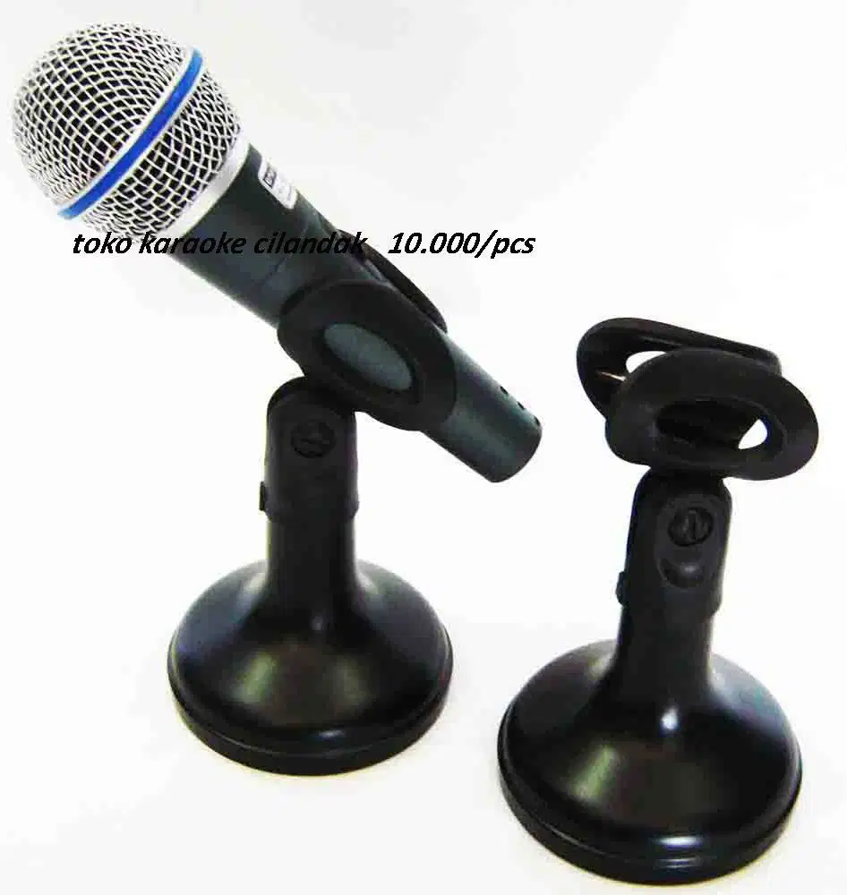 stand mic meja pendek