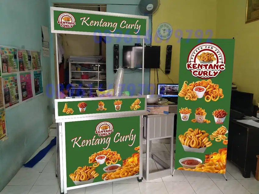 Paket usaha kentang keriting curly