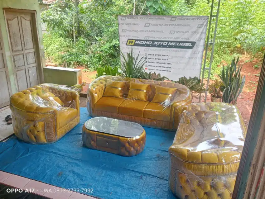 Sofa tamu 321+meja sofa turki sofa ruang tamu sofa custom