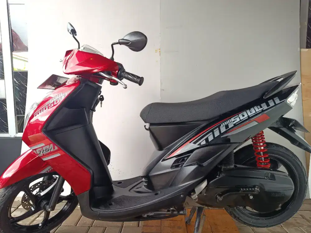 Bismillah... Dijual mio soul ( restorasi) hitam marron 2012