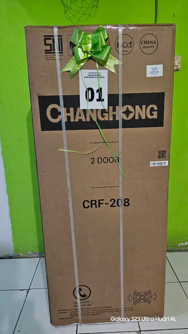 Kulkas changhong 100%baru