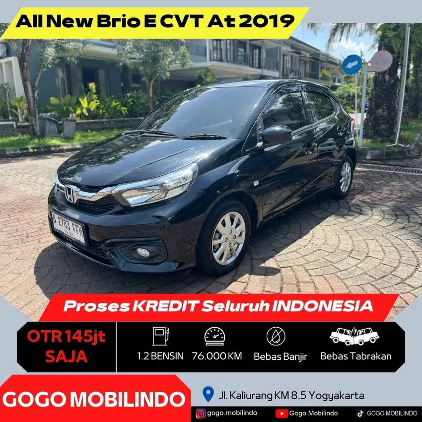 [Dp5jt] All New Brio E CVT Matic 2019 ORISINIL Kredit Murah