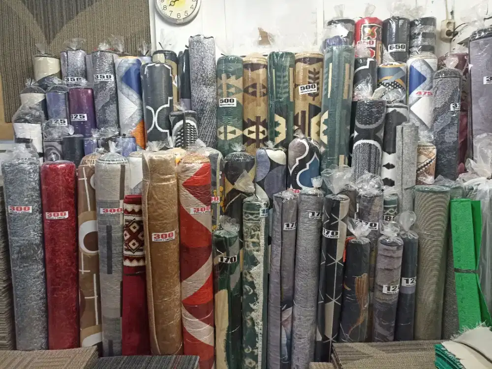 Karpet permadani dan ruang tamu