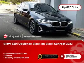 [ WARRANTY BMW AKTIF ] BMW 530i 530 i Opulence Black Sunroof 2022/2023