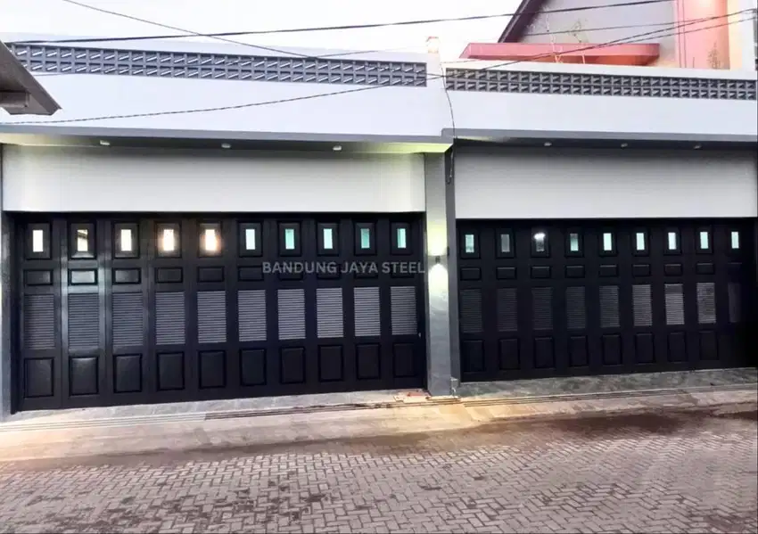 Jual Pintu garasi besi henderson bandung jaya steel amanah terpercaya