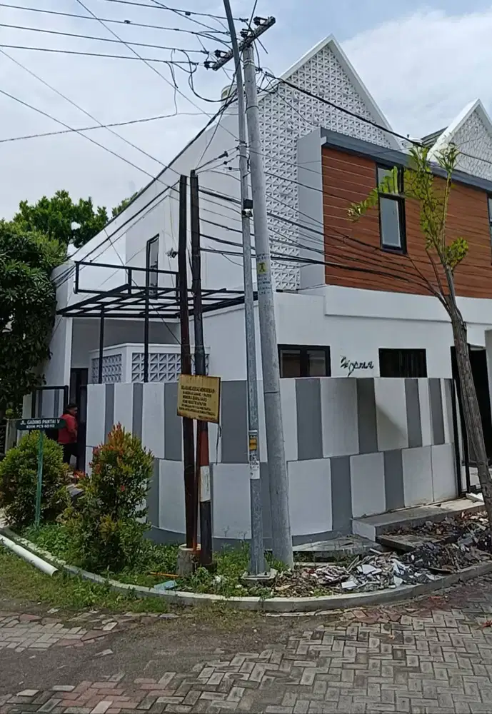Dijual Rumah Baru Gress Model Scandinavian Gading Pantai Surabaya