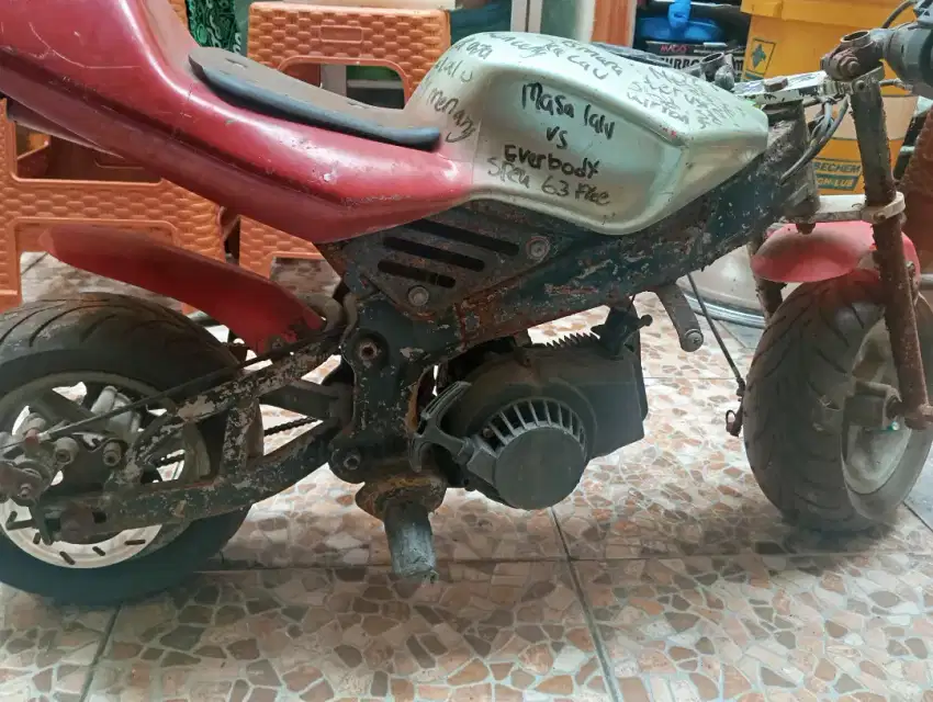 Mesin motor mini gp 2tak