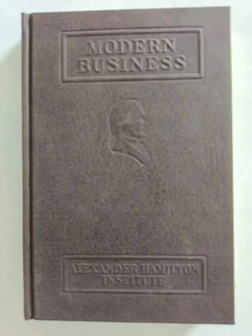 Modern Business Book Alexander Hamilton Institute