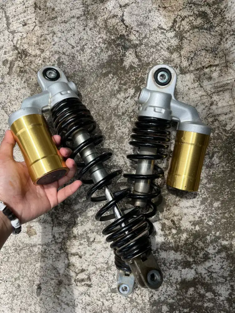 Shock belakang aerox tabung, cover cvt, aksesoris shock