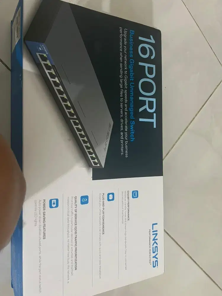 Linksys - 16 Port Gigabit Switch LGS116-AP