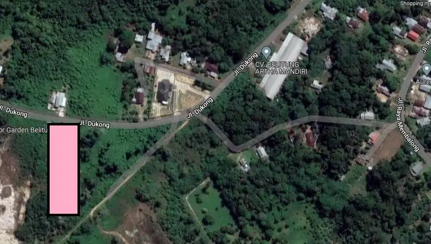 Dijual Cepat Tanah Strategis di Tanjung Pandan