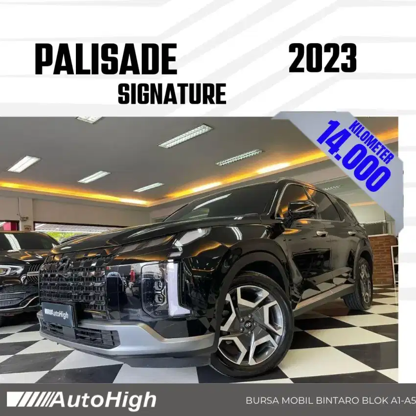 DP10% [Km14.000] Palisade Signature 2023 Black Reg 2022 #AUTOHIGH
