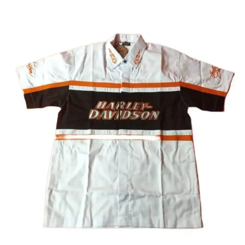 Harley Davidson White Stripe Shirt !