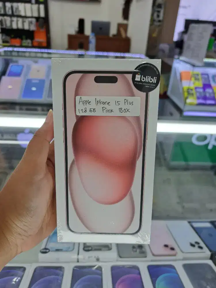 IPhone 15 Plus 128GB Pink New Garansi Resmi IBOX Bisa Cash dan Kredit