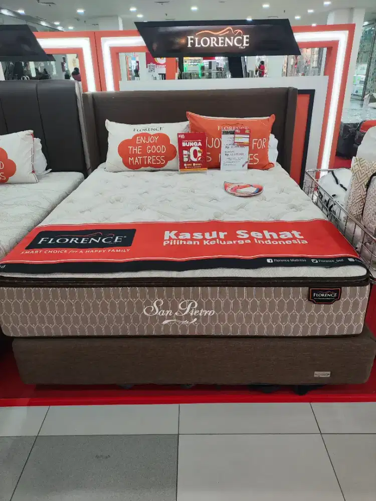 SEGAMPANGITU KREDIT SPRINGBED FLORENCE SANPIETRO