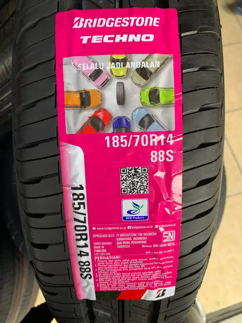 BAN BRIDGESTONE 185-70 R14 STADAR AVANZA,XENIA