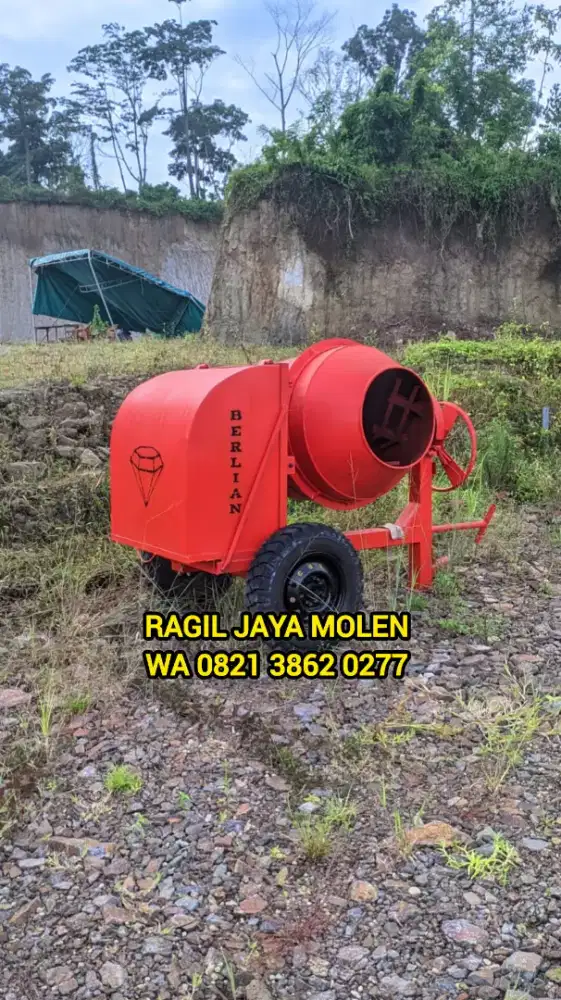 Mesin mixer cor molen beton semen ragil jaya molen