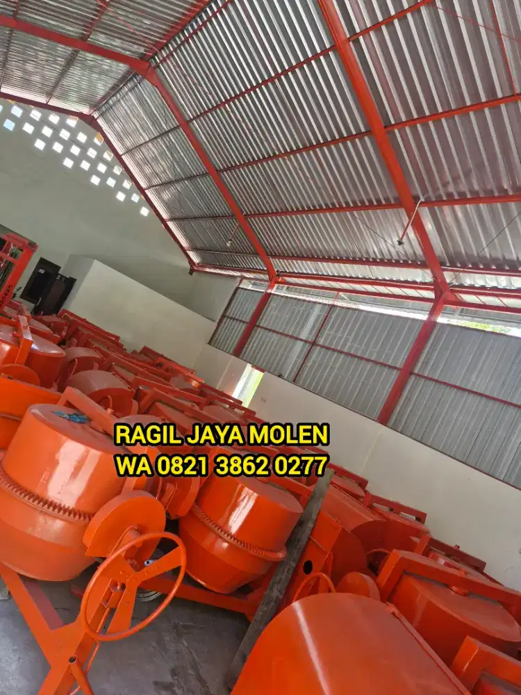 Mesin mixer molen cor beton semen
