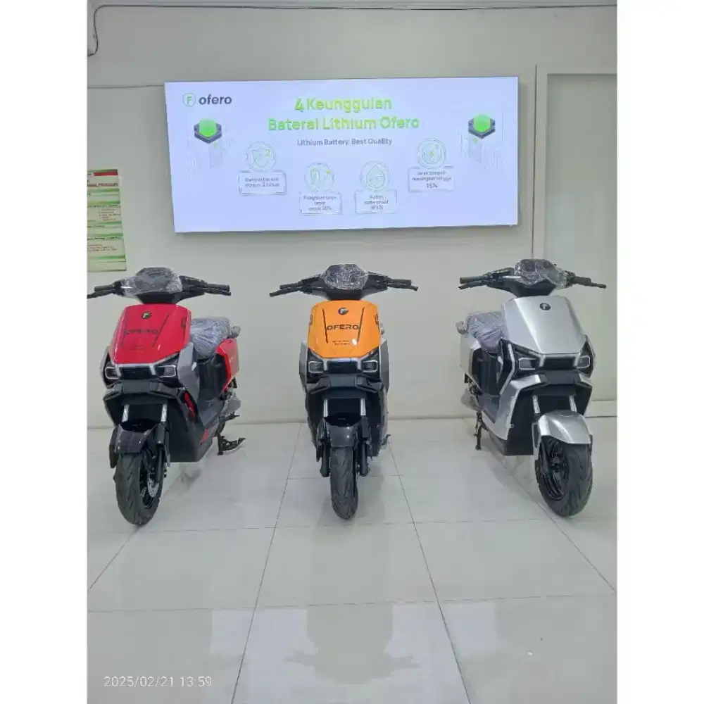 E-BIKE SEPEDA LISTRIK OFERO STAREER 3 LITH || 1000W SPEED 53KM/H
