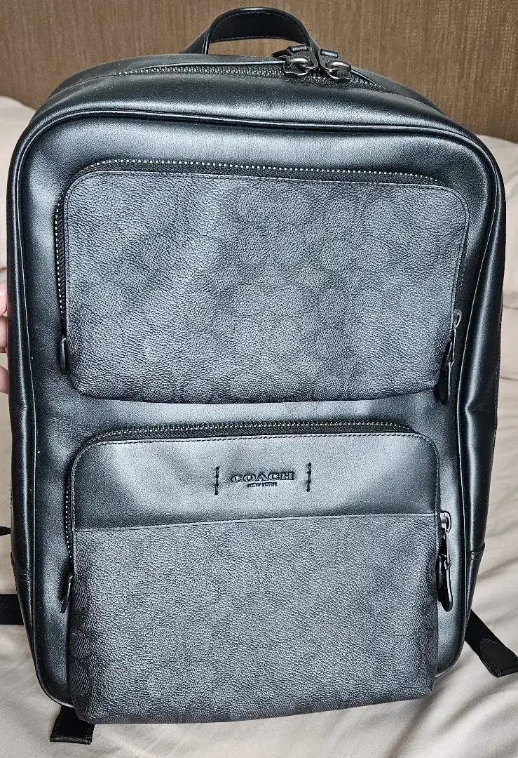 Tas Ransel Coach Backpack Gotham Signature Canvas Black