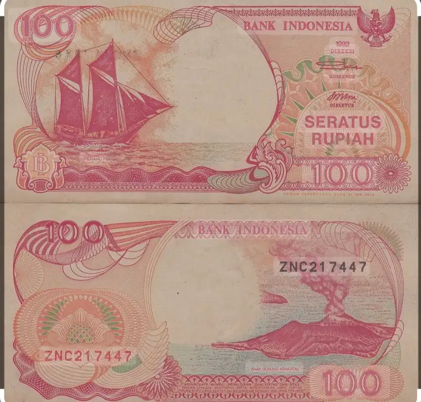 Koleksi uang lama koin kertas