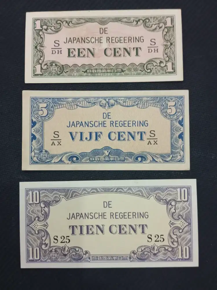 Set mini uang kuno indonesia era pendudukan jepang