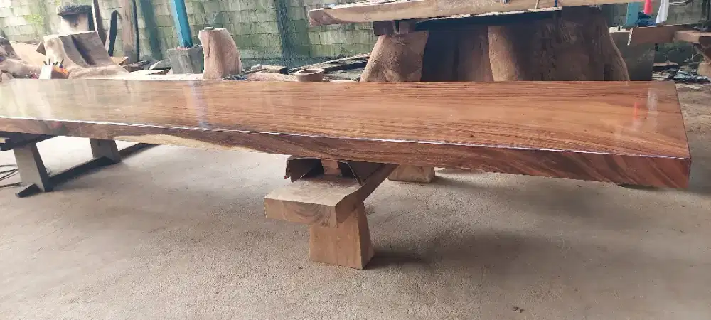 Meja Makan Trembesi  Meja Makan Mewah Meja Sultan Meja Kayu Suar