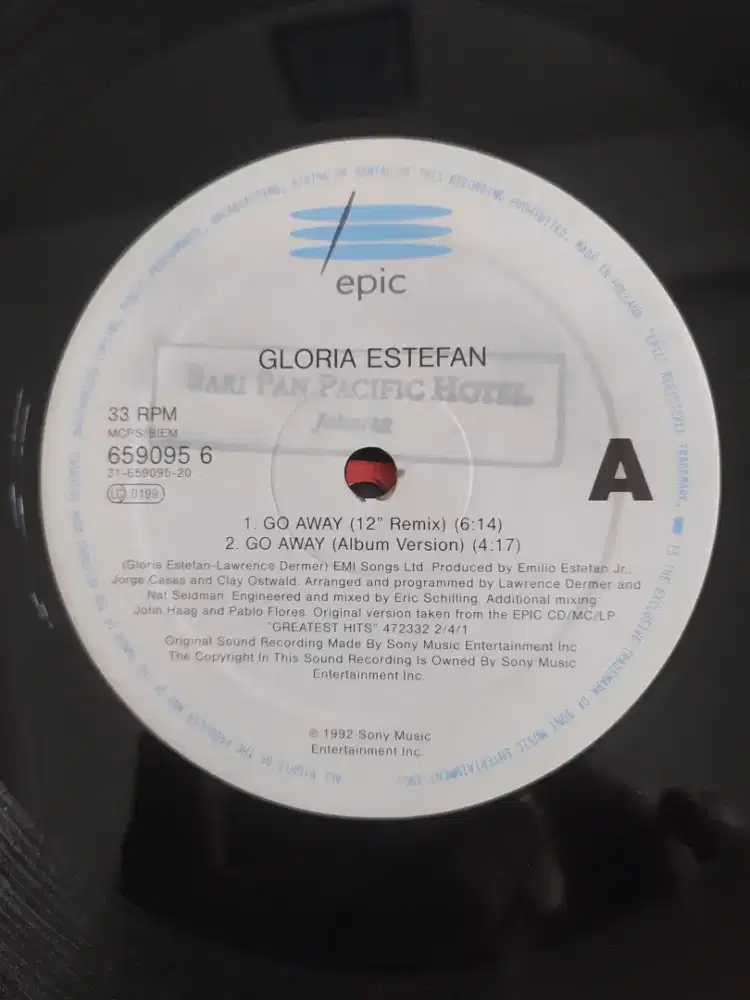 Vinyl piringan hitam turntable pop barat 12