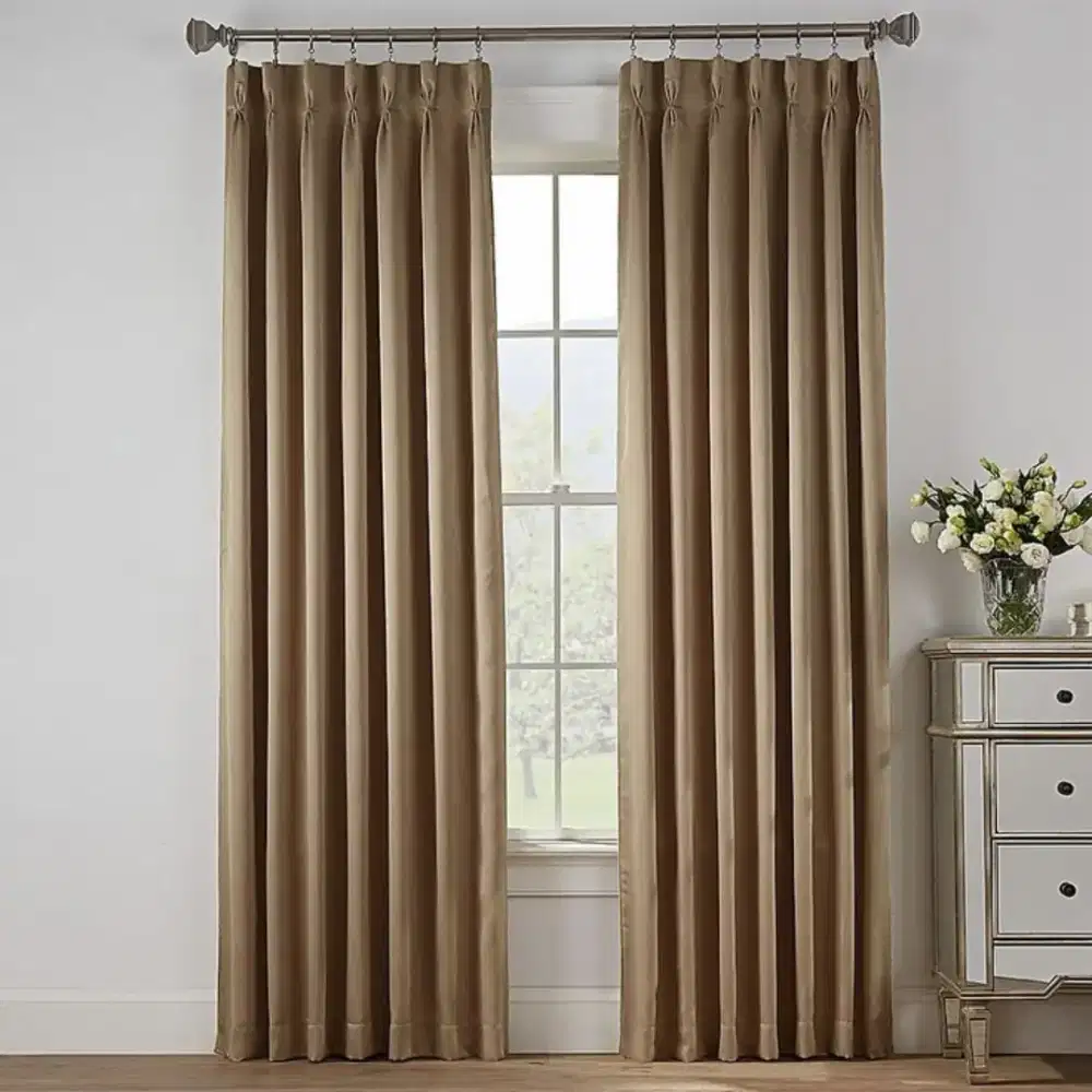 Pasang gordyn gorden murah vertikal roll blind jasa wallpaper dinding