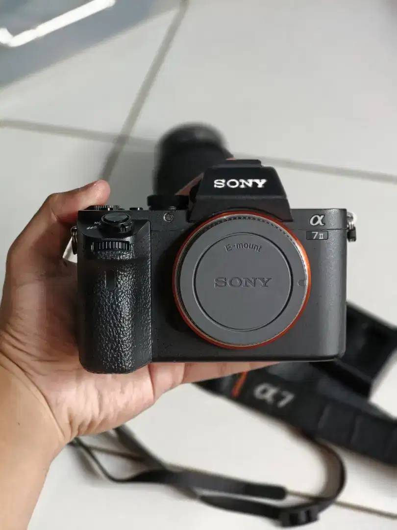 Kamera Full Frame Sony A7 mark II A7II Lensa Kit