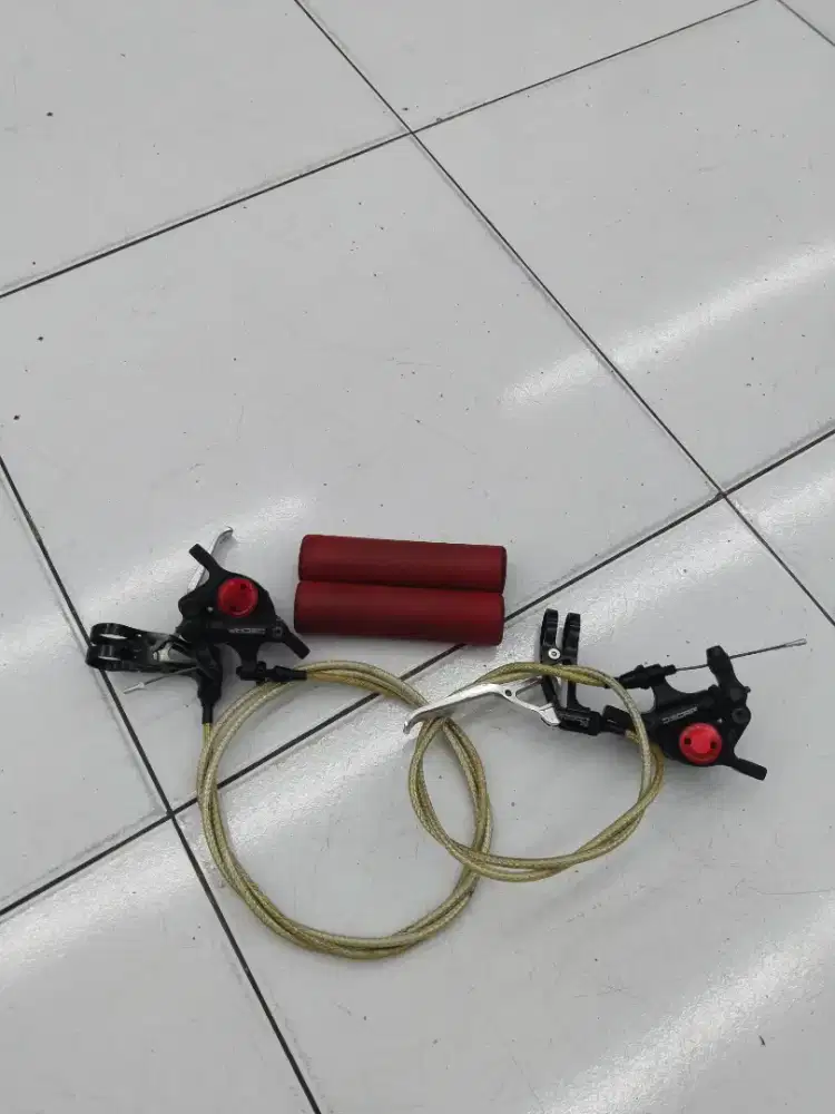 Rem mekanik disc brake decaf dan handle rem litepro
