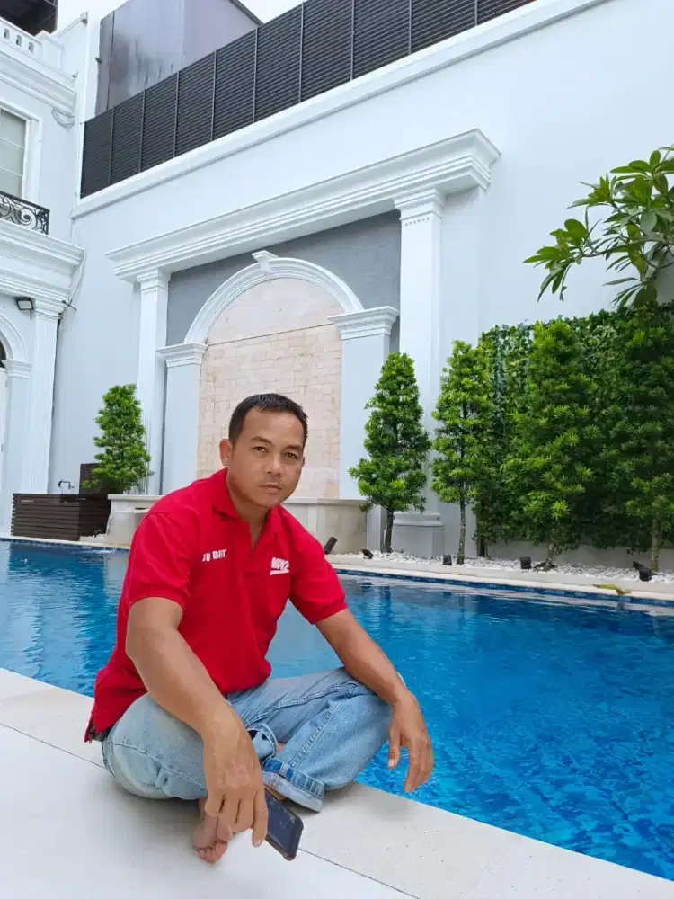 Jasa perawatan kolam renang bayar se ikhlasnya dan se ridhonya tdk trf