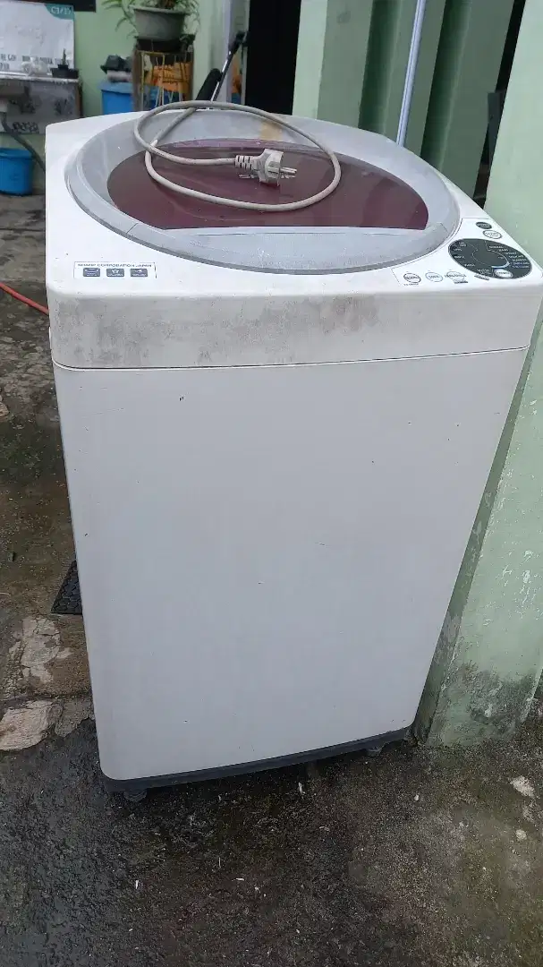 Mesin Cuci Sharp 1 Tabung Bekass