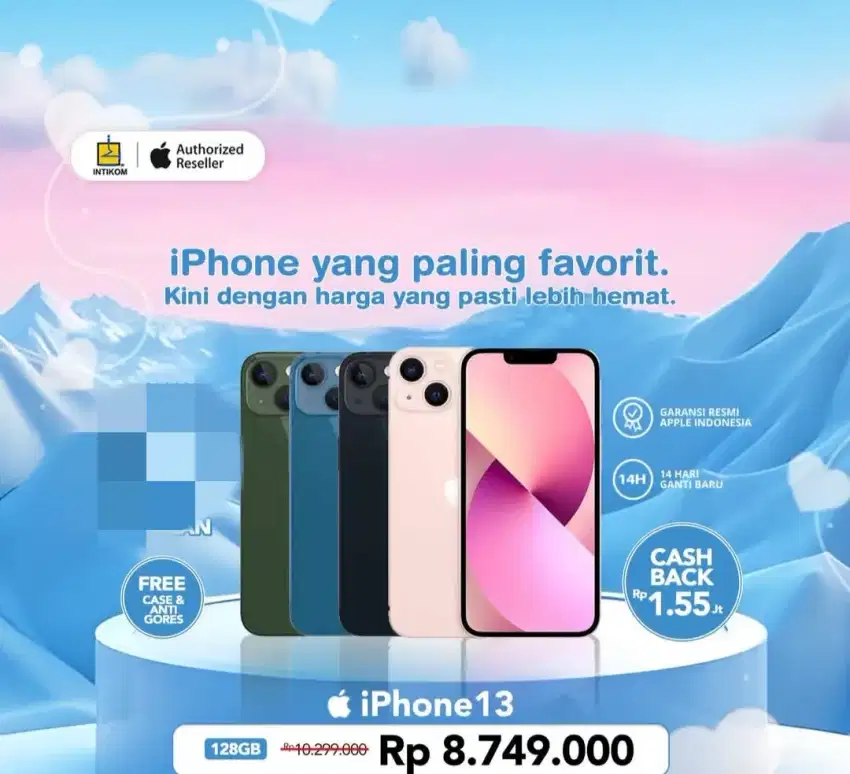 Cicilan Iphone 13 resmi