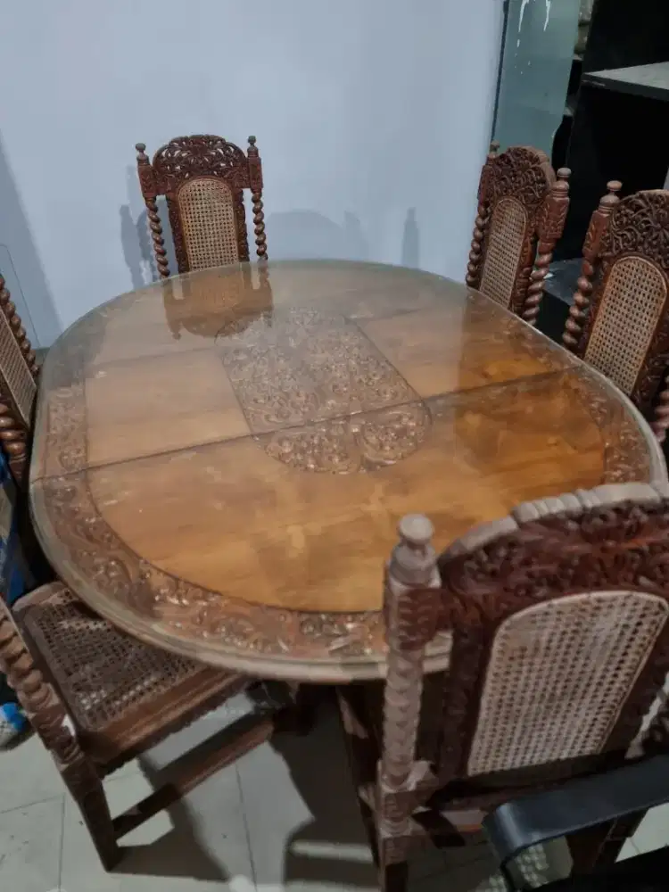 Meja Makan Jati Tua Bagus