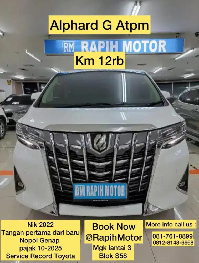 Km12RB ALPHARD G 2022 PERFECT