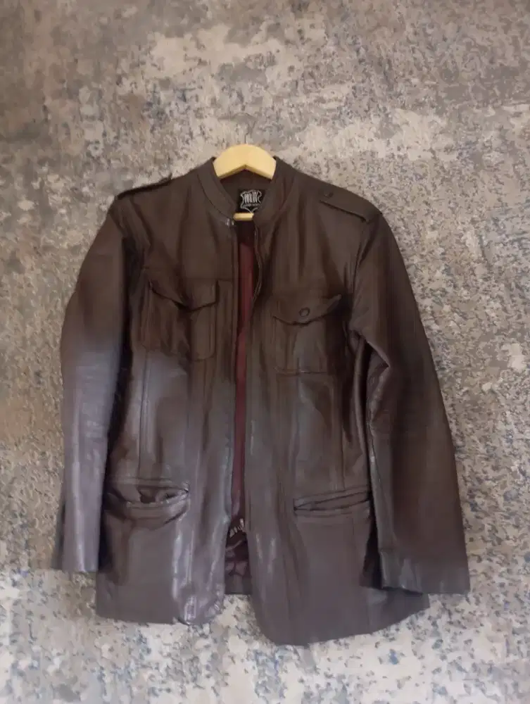 Jaket kulit  kondisi ok