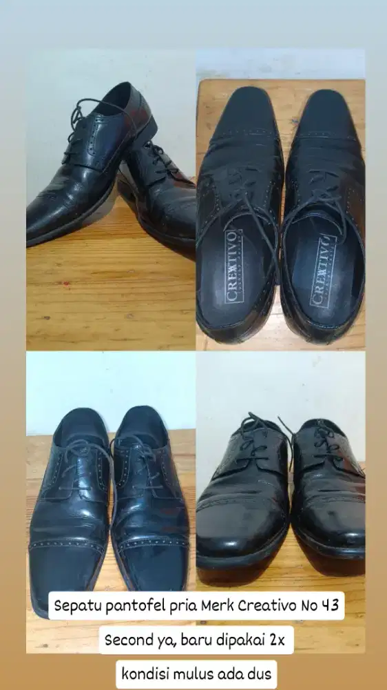 Dijual Sepatu Baru dan Second