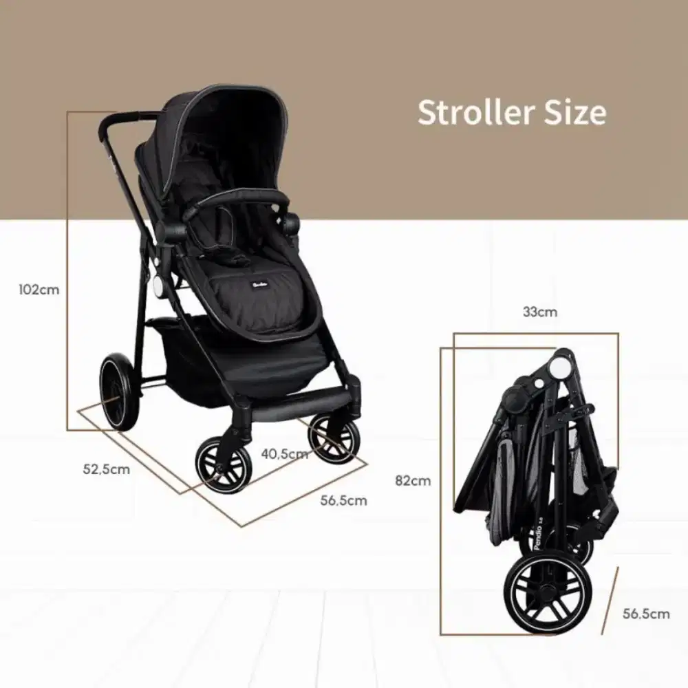 Jual stroller Cocolatte Pendio 3.0 second