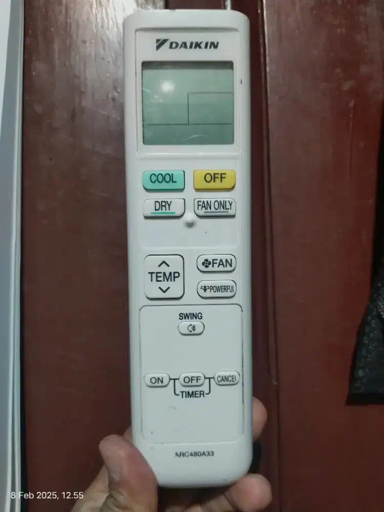 Remote ac Daikin Ori 1PK