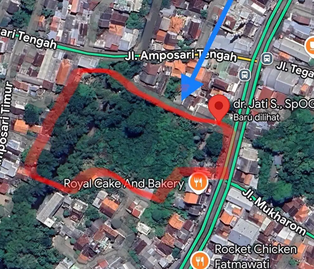 Tanah jalan fatmawati tengah kota semarang jawa tengah