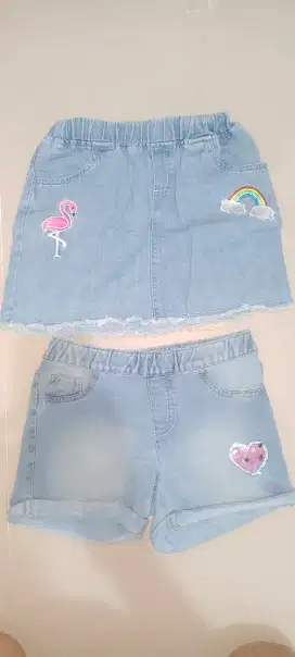 Jual Rok Span & Celana Pendek Levis anak Perempuan