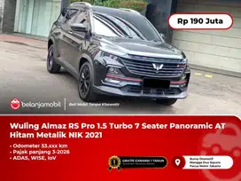 Wuling Almaz RS 1.5 Turbo Exclusive 5 Seater AT Hitam 2021/2022