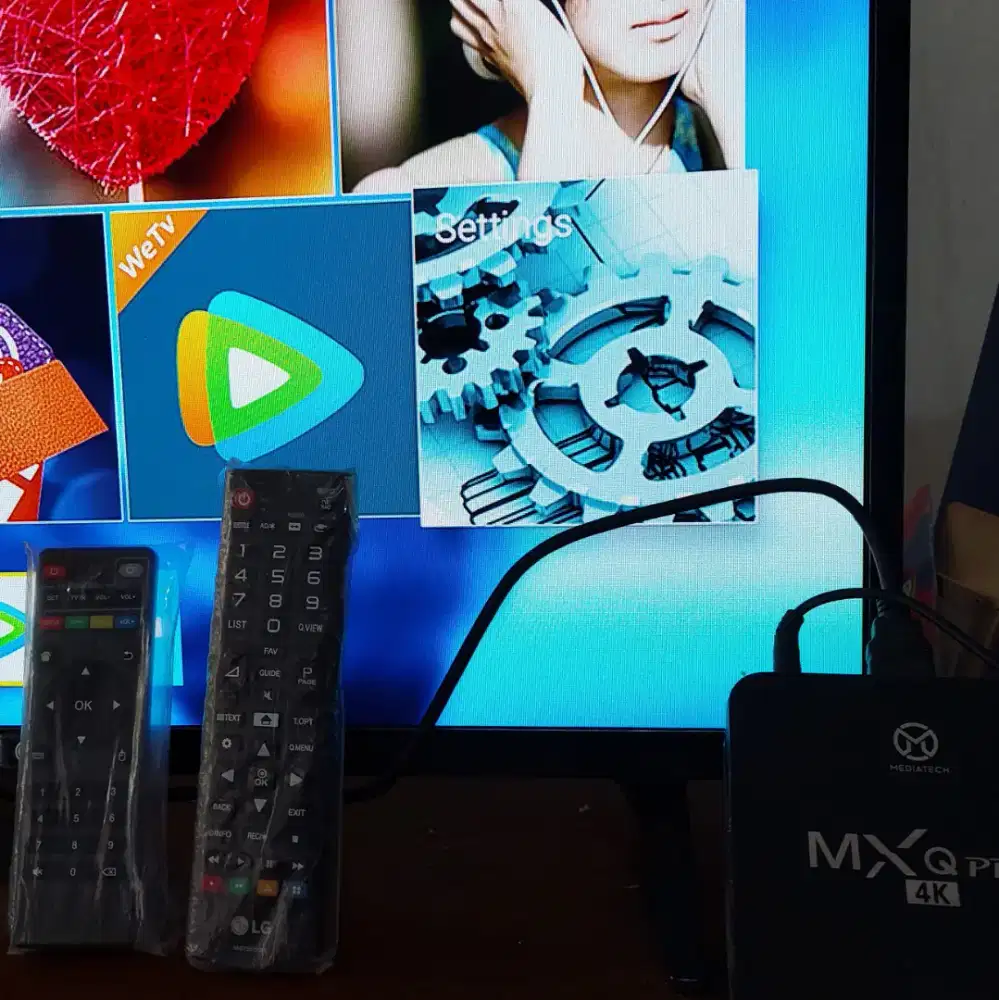 LCD Monitor TV LG Murah Bonus Mediatech TV Box