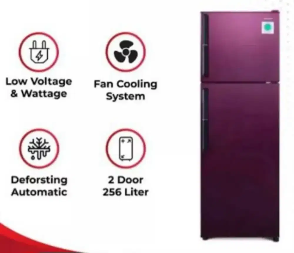 Kulkas Sharp SJ-326GC-SR