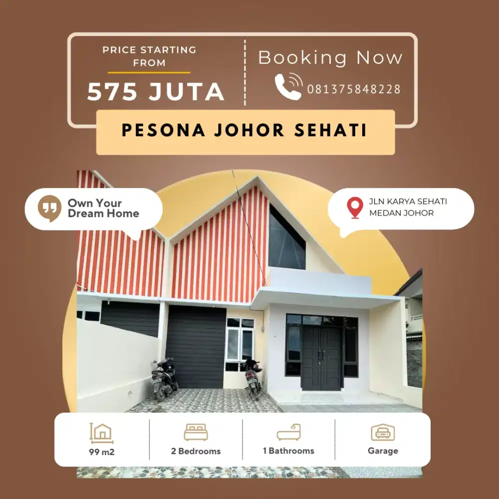3 UNIT EXCLUSIVE UKURAN 6X16,5 DAERAH KARYA SEHATI