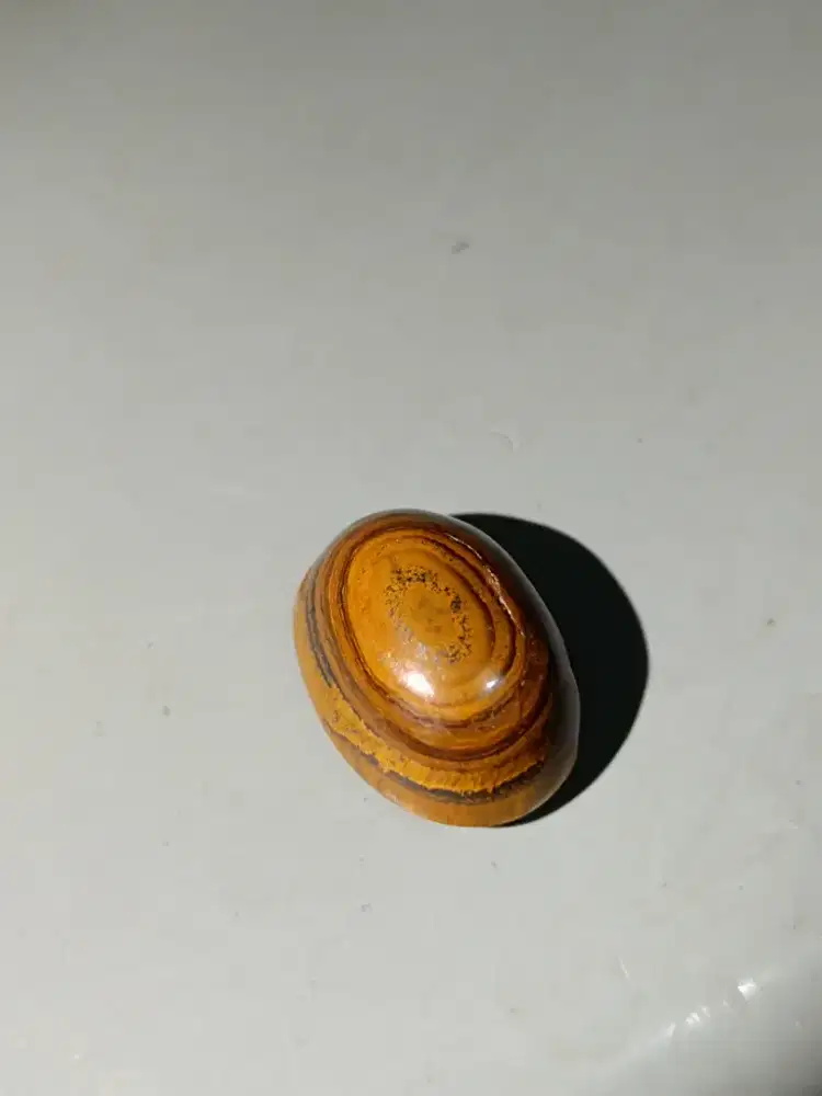 Batu cincin Tiger eye motif puser bumi