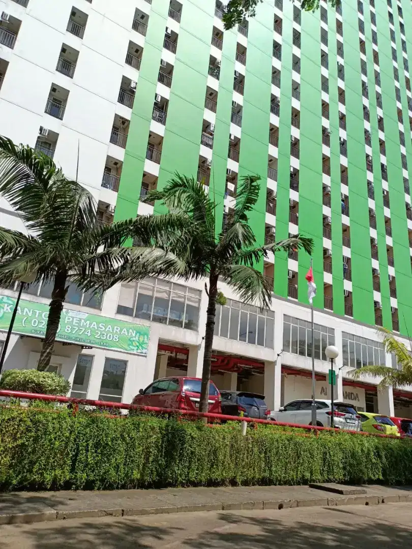 sewa apartemen bersih dan nyaman, green lake view Cimanggis Depok